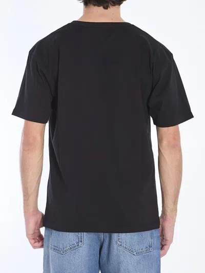 Valentino Crew Neck Short Sleeves T-shirts In Black