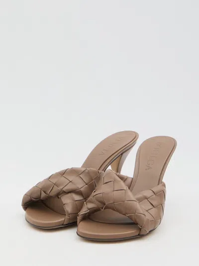 Bottega Veneta Brown Blink Heeled Sandals In Brown