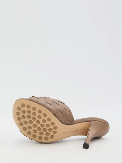 Bottega Veneta Brown Blink Heeled Sandals In Brown