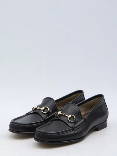 Shop Gucci Horsebit 1953 Loafers In Black