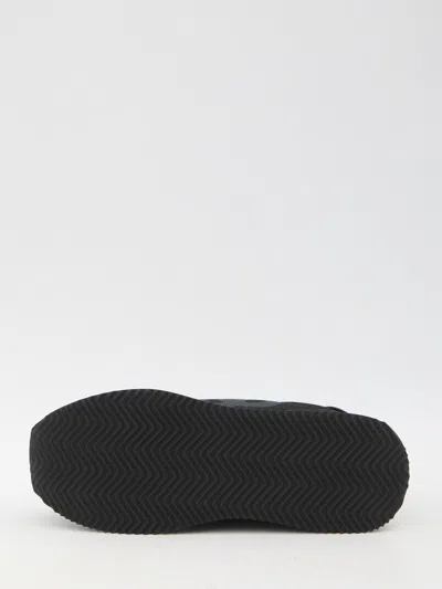 Dolce & Gabbana Low Top Sneakers Featuring Suede Accents In Black