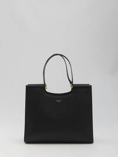 Dolce & Gabbana Sicily Tote Bag In Black