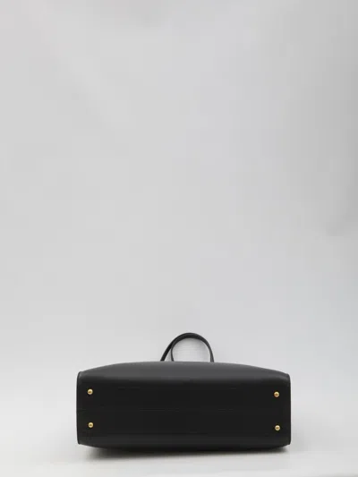 Dolce & Gabbana Sicily Tote Bag In Black