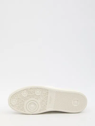 Valentino Upvillage Low Top Nappa Leather Sneaker In White
