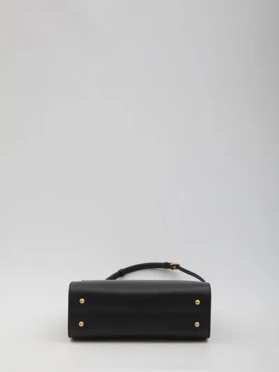 Dolce & Gabbana Small Sicily Tote Bag In Black