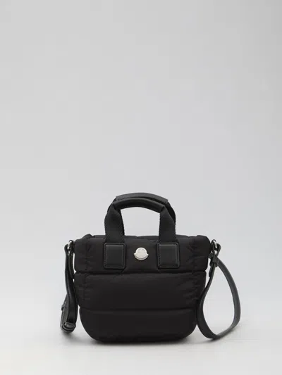 Moncler Micro Caradoc Tote Bag In Black