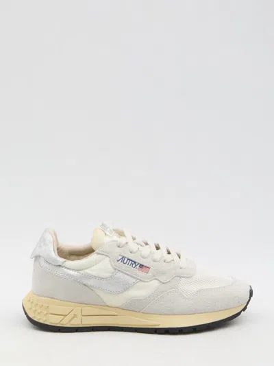 Autry Reelwind Mu01 Low Sneakers Sneakers Grey In White