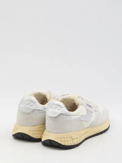 Autry Reelwind Mu01 Low Sneakers Sneakers Grey In White