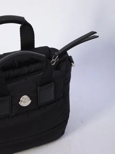 Moncler Micro Caradoc Tote Bag In Black