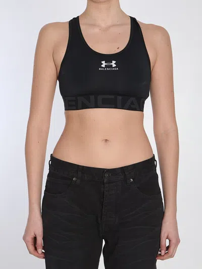 Balenciaga Collaboration Racerback Sleeveless Top In Black