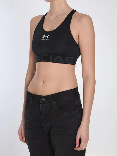 Balenciaga Collaboration Racerback Sleeveless Top In Black