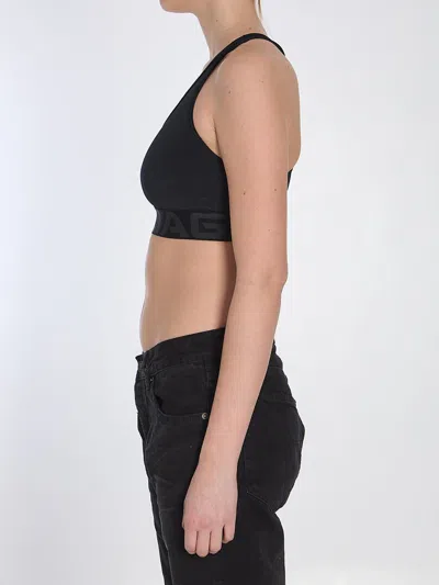 Balenciaga Collaboration Racerback Sleeveless Top In Black