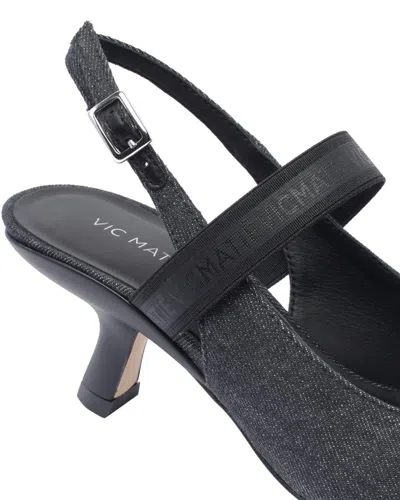 Vic Matie Pointed Toe High Heel Sandals In Black
