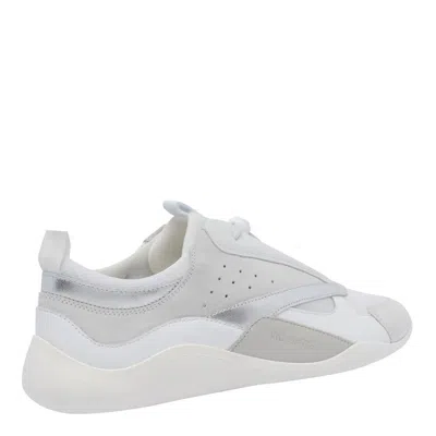 Vic Matie Round Toe Low-top Sneakers In White