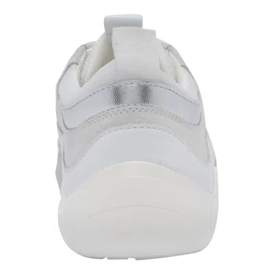 Vic Matie Round Toe Low-top Sneakers In White