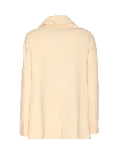 Circolo 1901 Double Breasted Jacket In Neutral
