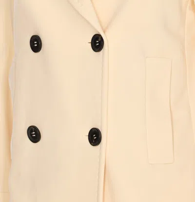 Circolo 1901 Double Breasted Jacket In Neutral
