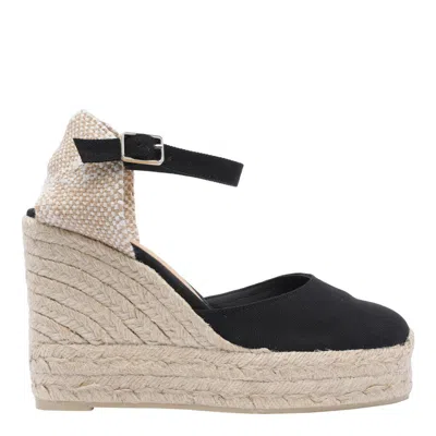 Castaã±er Castañer Woman Espadrilles Black Size 10 Textile Fibers In Black