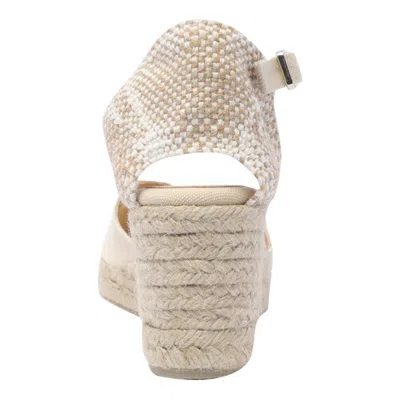 Castaã±er Bilina 105mm Wedge Espadrilles In White