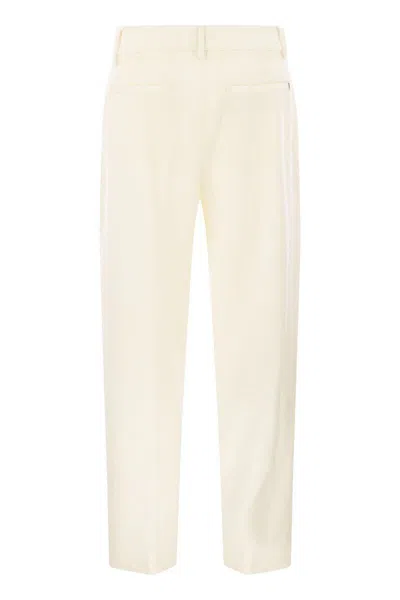 Dondup Logo Detail Track Pants In White