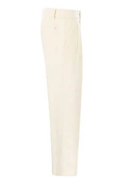 Dondup Logo Detail Track Pants In White
