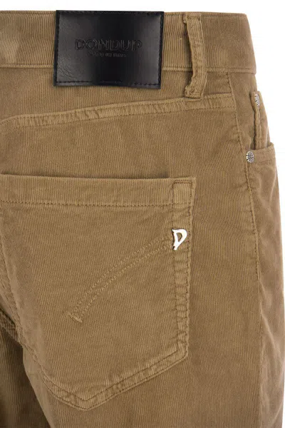 Dondup Five Bags Of Jeans In Brown