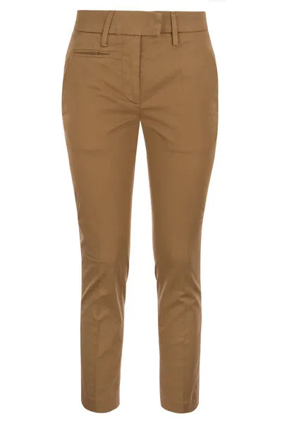 Dondup Trousers  Ariel Trousers Made Of Cotton In Brown