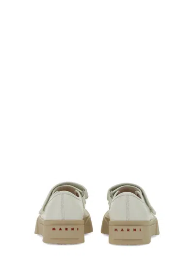 Shop Marni Mary Jane Sneaker In White
