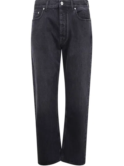 Off-white Arr Zip Det Skate Jeans In Blue