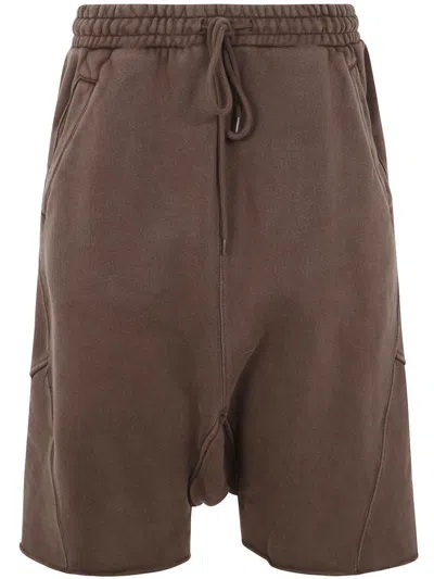 Entire Studios Heavy Drop Short Clothing In Brown