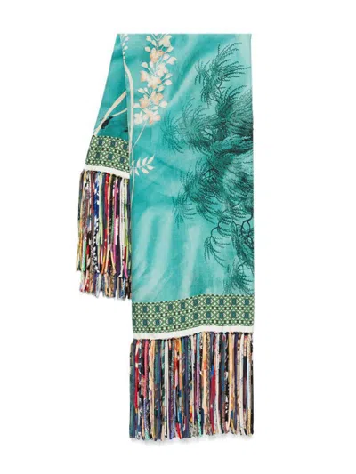 Pierre-louis Mascia Scarf Aloeuw Cm 135x135 Accessories In Multicolour