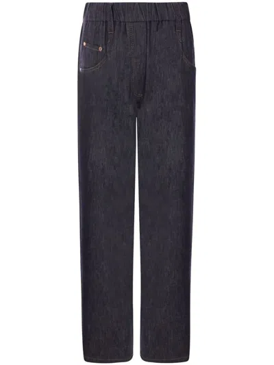 Shop Brunello Cucinelli Denim Pants In Blue