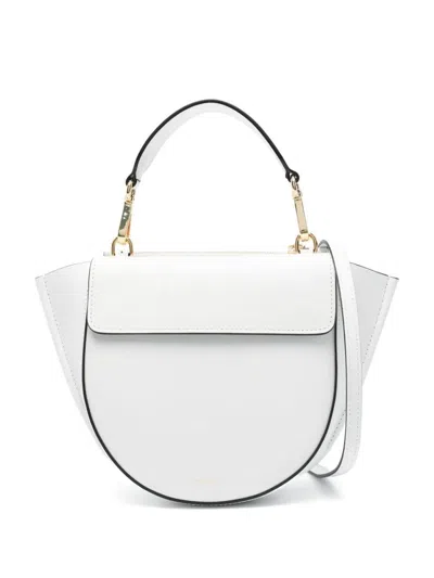 Wandler Mini Bag With Detachable Strap And Rear Pocket In White