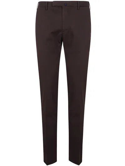 Incotex Belt-loop Casual Pants In Brown