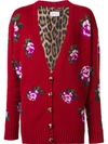 MAGDA BUTRYM 'Rochester Floral Leopard' cardigan,NETTOYAGEÀSECSEULEMENT