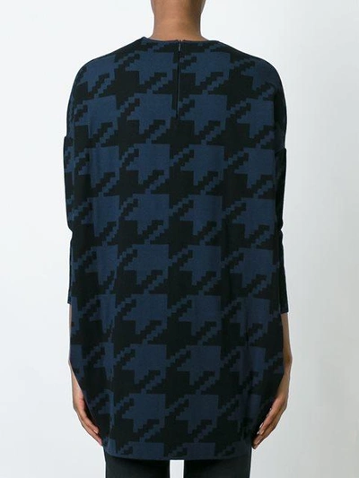 Shop Gianluca Capannolo Houndstooth Pattern Pullover