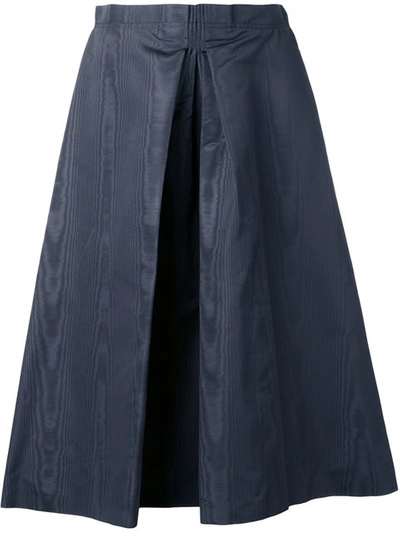 Nina Ricci Inverted Pleat Skirt - Grey