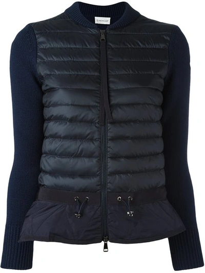 Shop Moncler Knitted Padded Jacket