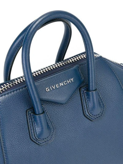 Shop Givenchy 'antigona' Tote In Blue