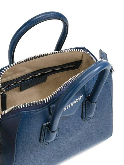 Shop Givenchy 'antigona' Tote In Blue