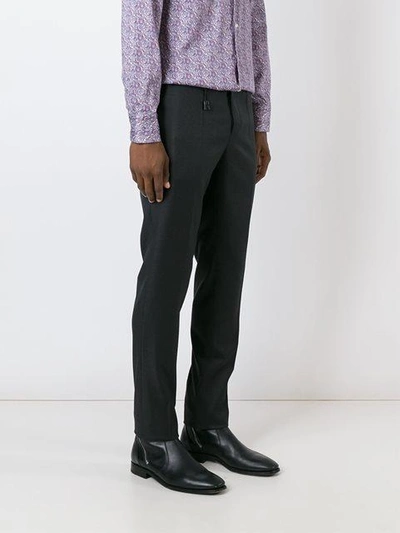 Shop Incotex 'pattern 82' Trousers - Grey