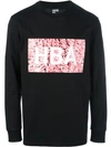 Hood By Air Logo Print Sweatshirt In Black