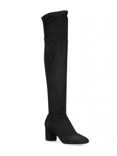 Shop Dolce & Gabbana Knee Length Boots In Black