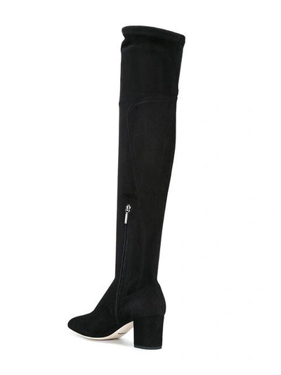 Shop Dolce & Gabbana Knee Length Boots In Black