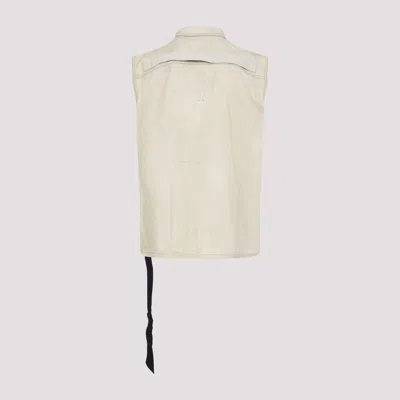 Rick Owens Drkshdw Drkshdw By Rick Owens Sl Tommy Jumbo Jacket In Beige