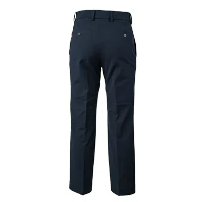 Via Masini 80 Blue Cotton Pants In Blue