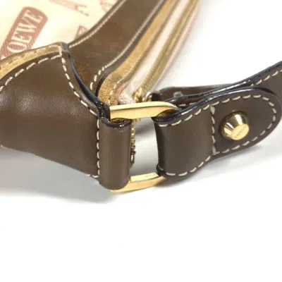 Pre-owned Loewe Beige Canvas Leather Shoulder Bag ()