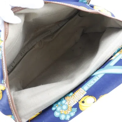 Pre-owned Loewe Navy Canvas Shoulder Bag ()