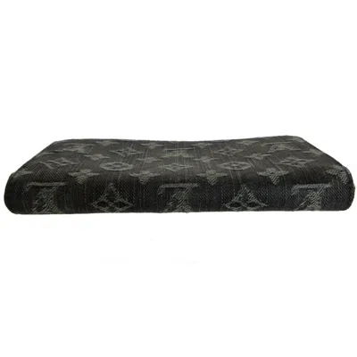 Pre-owned Louis Vuitton Black Monogram Denim Coin Purse/coin Case ()