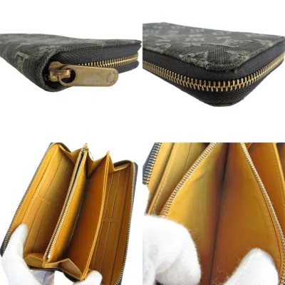 Pre-owned Louis Vuitton Black Monogram Denim Coin Purse/coin Case ()